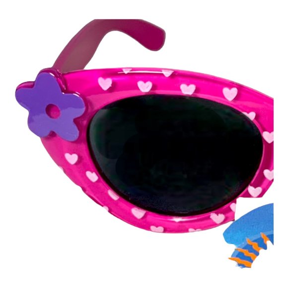 Toddler Sunglasses 100% UV Protection Kids Cute Retro Frames Set 2 Pair - Picture 4 of 14